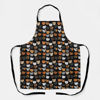 Kitty Cats everywhere pattern Apron