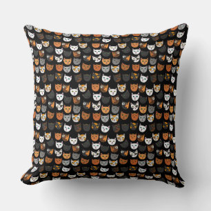 Kitty Cats everywhere pattern   Cushion