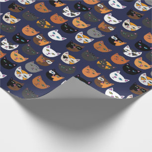 Kitty Cats everywhere pattern Wrapping Paper