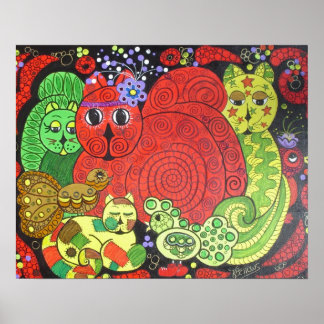 Kitty Cats Poster