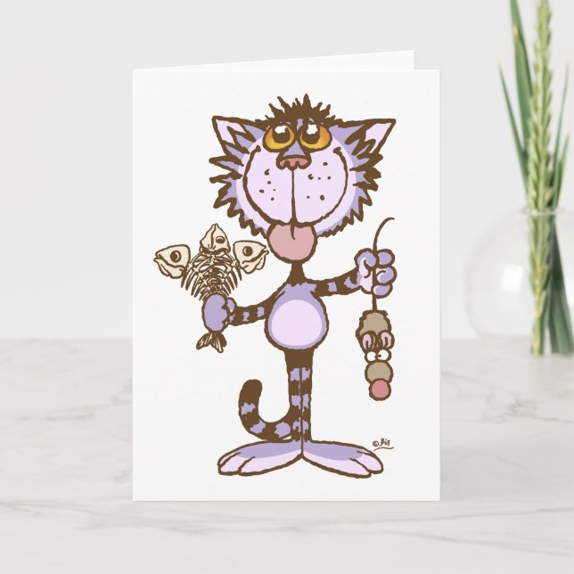 Kitty Cat's Show of Love greeting card (Front)