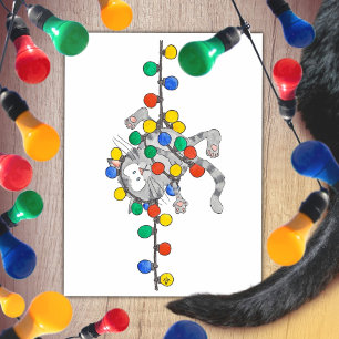 KITTY CHRISTMAS postcard by Nicole Janes