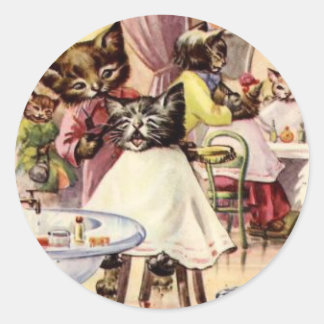 Kitty Classic Round Sticker