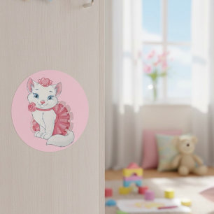 Kitty Classic Round Sticker