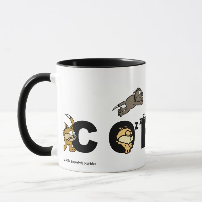 Kitty Coffee Mug (Left)