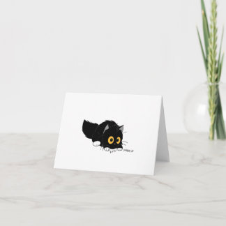 Kitty Crouch Poof Card