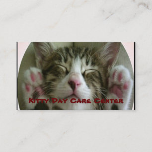 Kitty day care Business Card