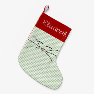 Kitty Face Personalised Stocking