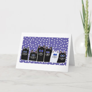 Kitty Family Note Card