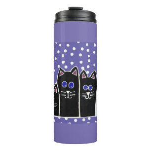 Kitty Family Socks Thermal Tumbler