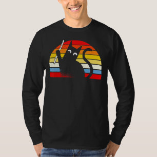 Kitty Flute Player Cat Flautist Flautist Musician T-Shirt