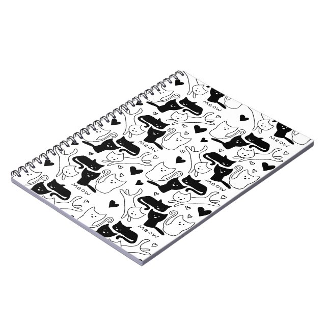 Kitty Galore Pattern Notebook (Left Side)