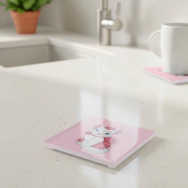 Kitty Glass Coaster (Creator Uploaded)