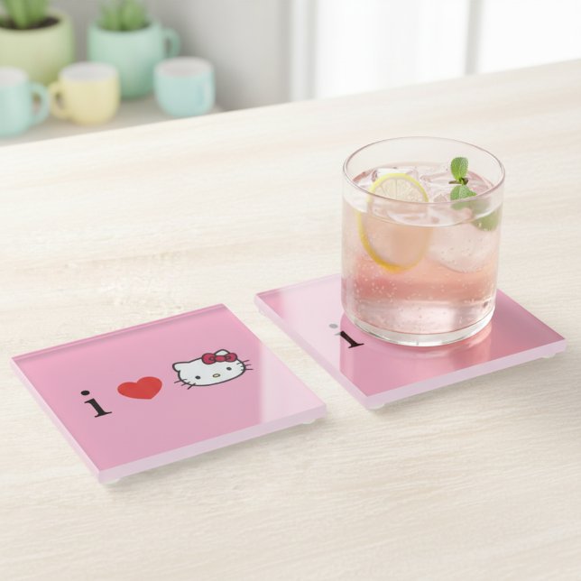 Kitty Glass Coaster (Creator Uploaded)