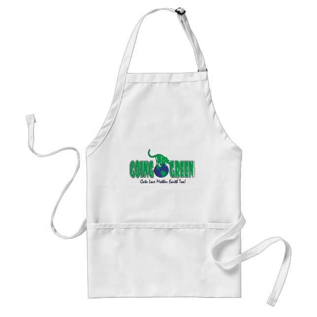 KITTY-GOING-GREEN STANDARD APRON (Front)