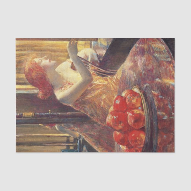 Kitty Hughes (Beautiful American Red-Haired Woman) Tissue Paper (Front)