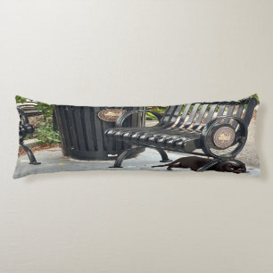 Kitty in The Park Body Cushion