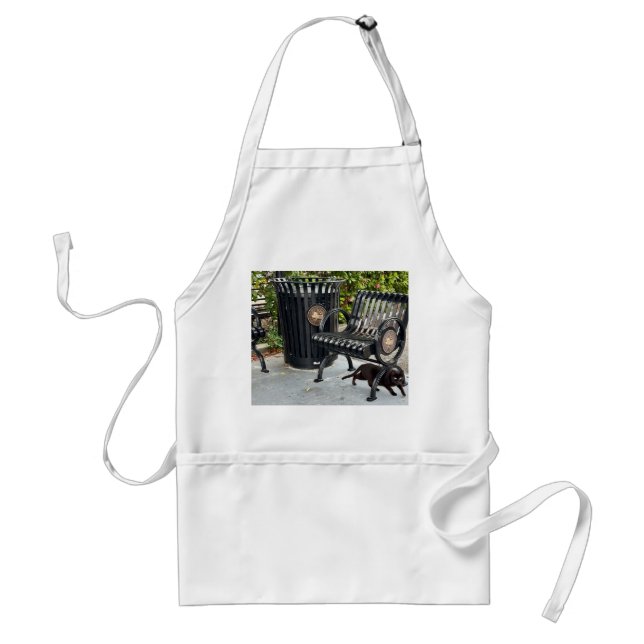 Kitty in The Park Standard Apron (Front)