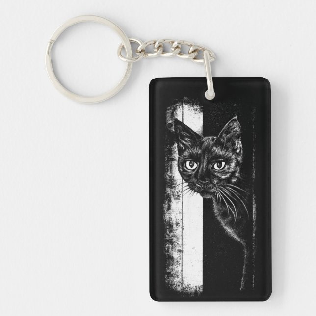 Kitty Inside Key Ring (Front)