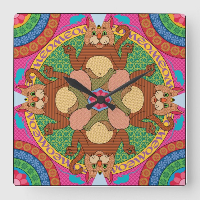 Kitty Karma Clock (Front)