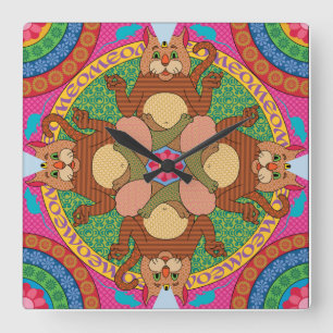 Kitty Karma Clock