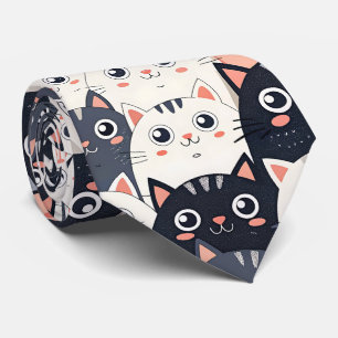 Kitty Kat Kaleidoscope Tie