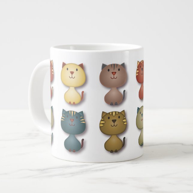 Kitty Kats Jumbo Mug (Front Left)