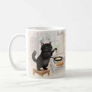 KItty Kichen Black Cat, Coffee Mug