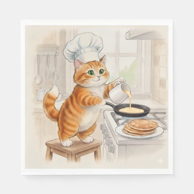 Kitty Kitchen, Napkins (Front)