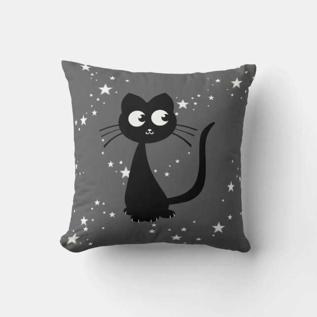 Kitty Kuro Cushion (Front)