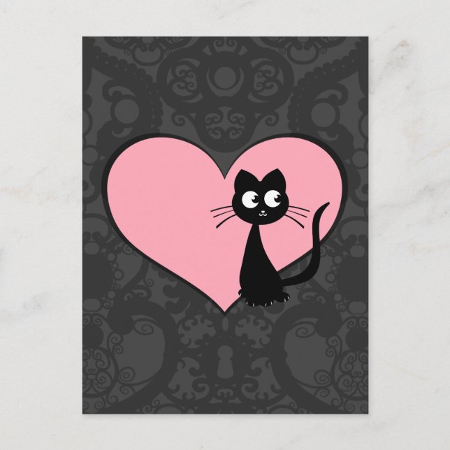 Kitty Kuro Love III Postcard (Front)