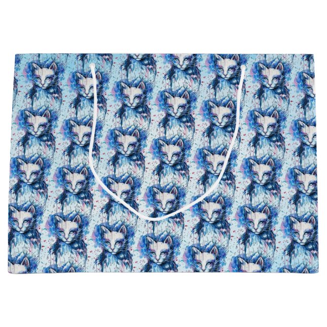 Kitty Large Gift Bag (Front)