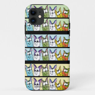 Kitty Lineup-Colourful Cats iPhone 11 Case