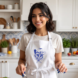 Kitty Long Apron