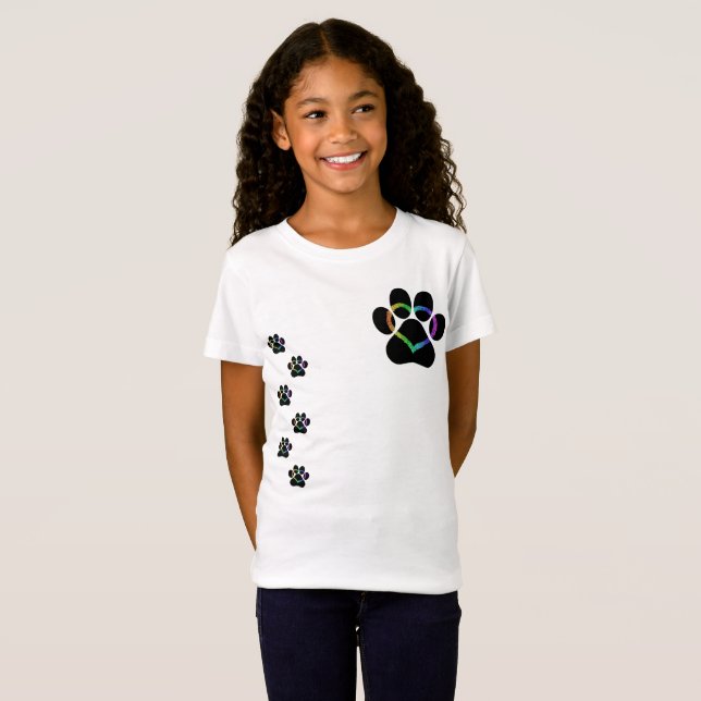 KITTY LOVE Black T-Shirt (Front Full)
