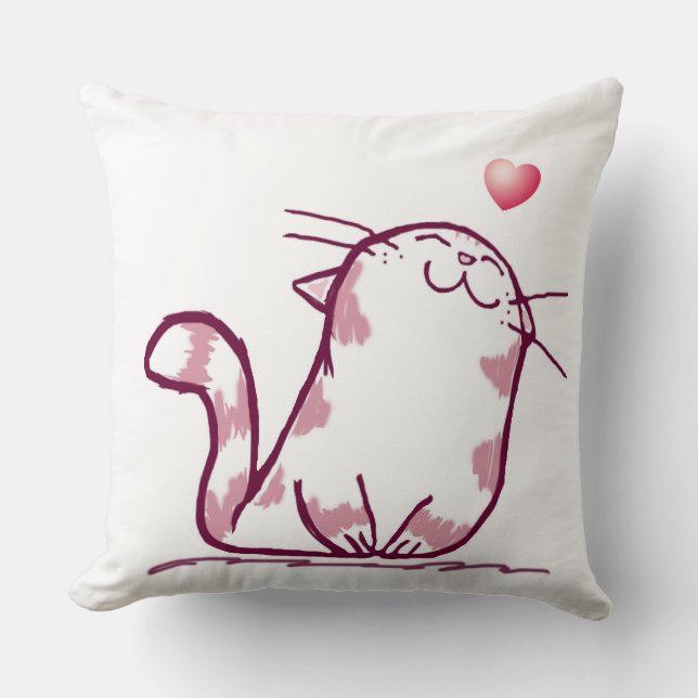 Kitty Love Cushion (Front)