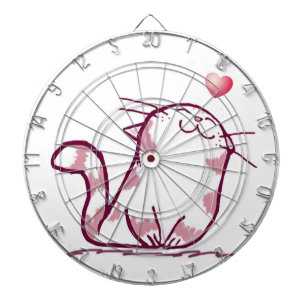 Kitty Love Dartboard