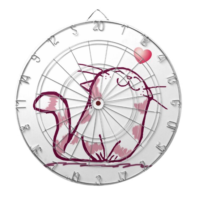 Kitty Love Dartboard (Front)