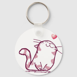 Kitty Love Key Ring