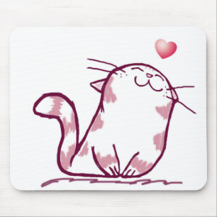 Kitty Love Mouse Mat