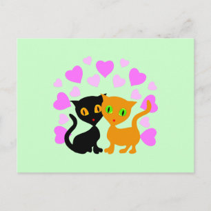 Kitty Love Postcard