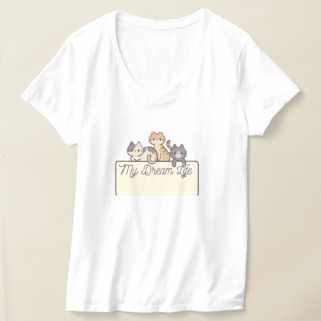 kitty love T-Shirt (Laydown)