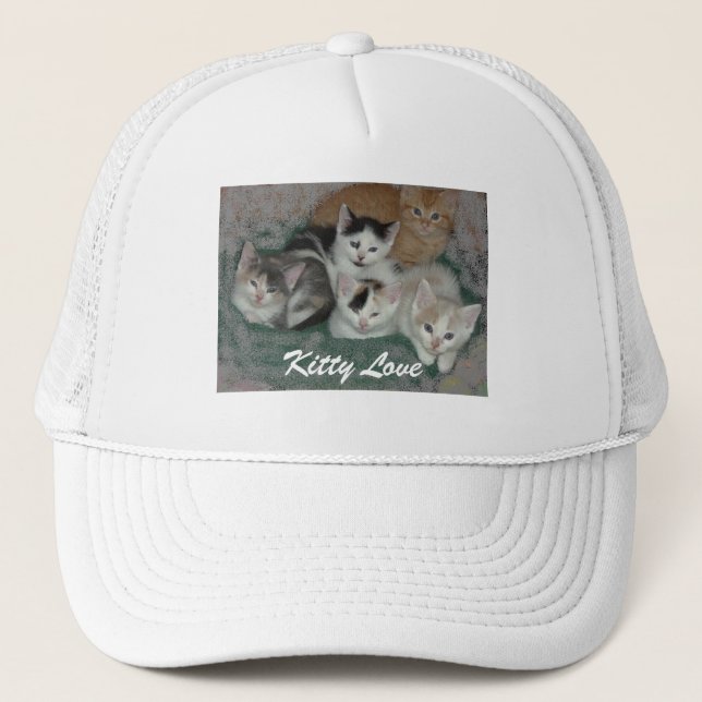 Kitty Love Trucker Hat (Front)