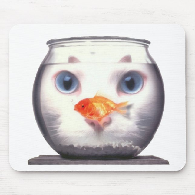 Kitty Lunch Mouse Mat (Front)