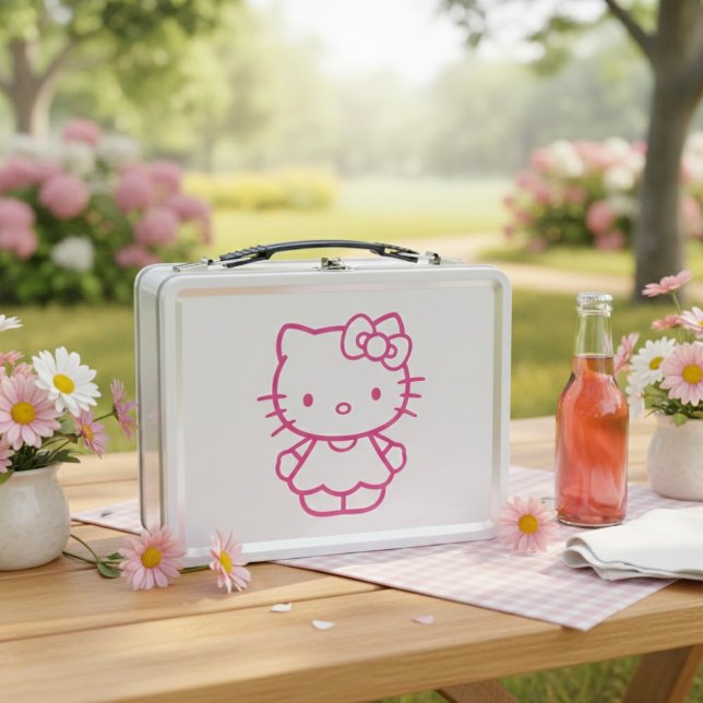 Kitty Metal Lunch Box (Creator Uploaded)