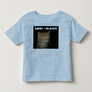 Kitty "MIND = BLOWN" Toddler Ringer T-Shirt
