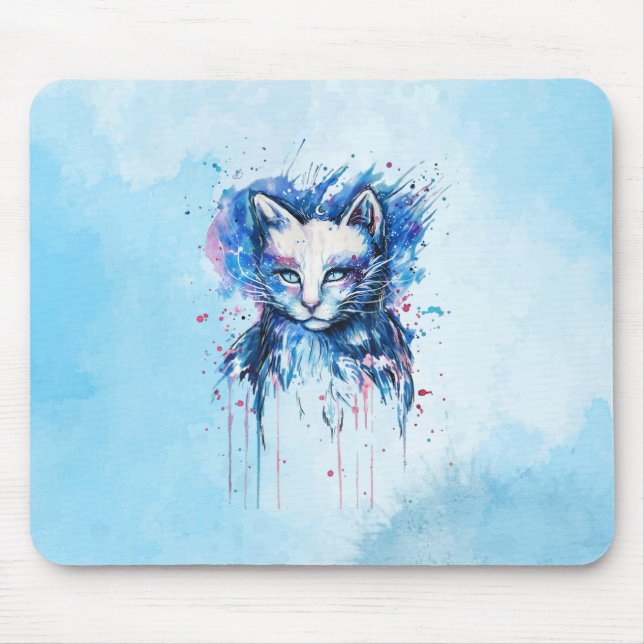 Kitty Mouse Mat (Front)