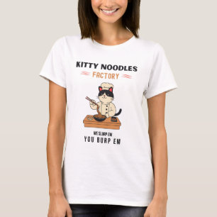 Kitty Noodles Factory T-Shirt