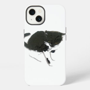Kitty Painting Black and White Cat iPhone 13 Case