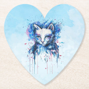 Kitty Paper Coaster